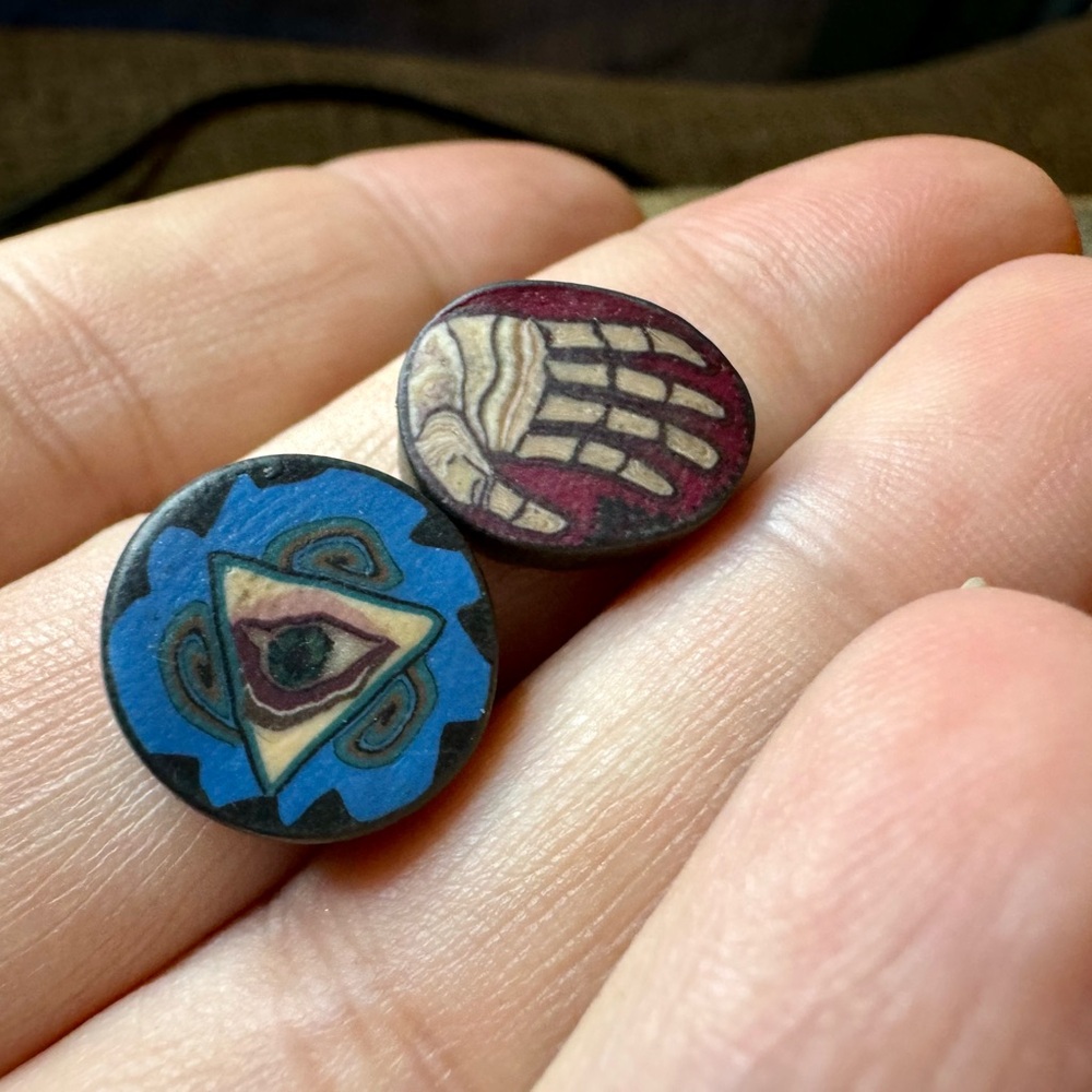2 new fimo beads